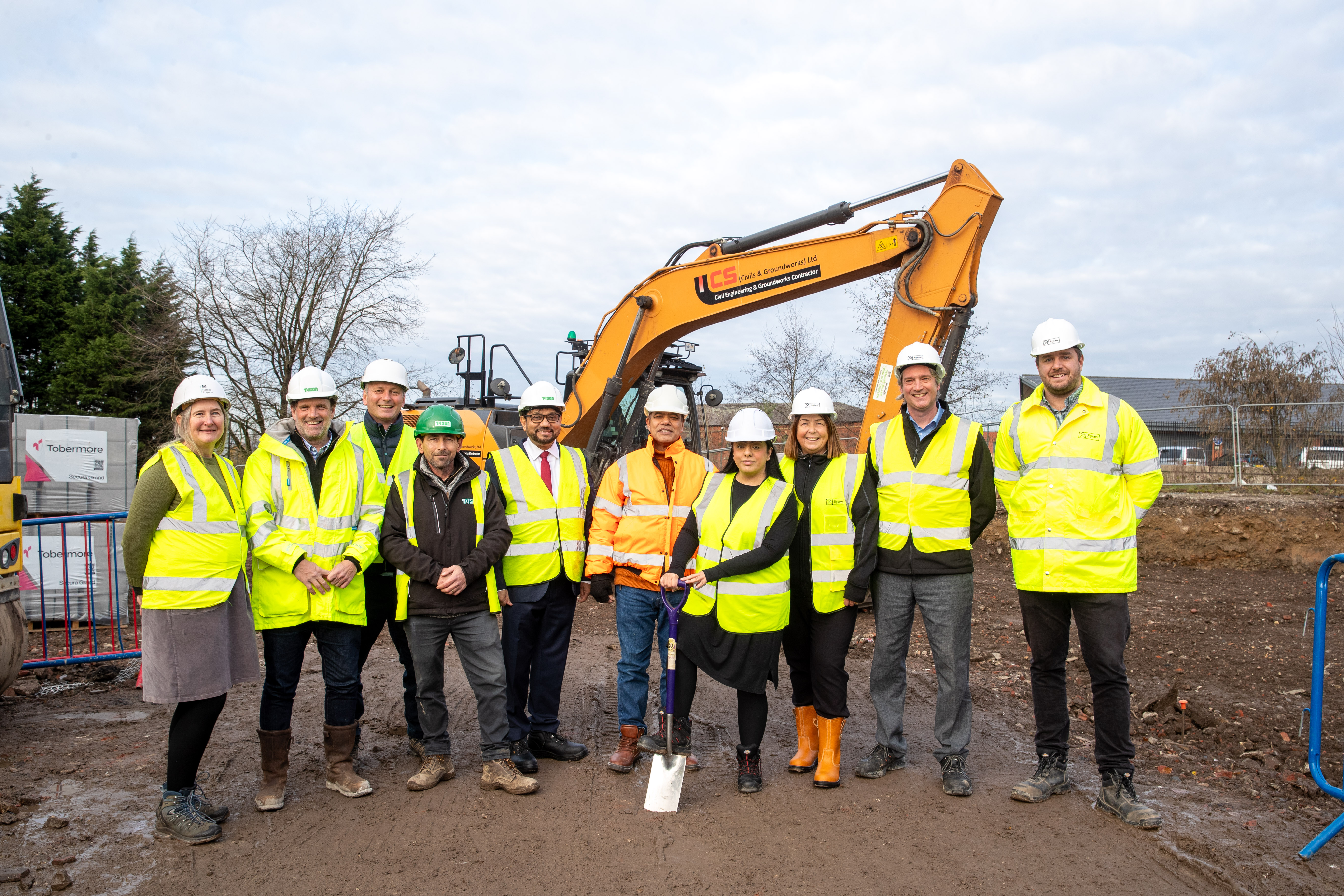 People on a building site
